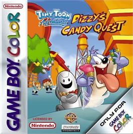 Box cover for Tiny Toon Adventures: Dizzy's Candy Quest on the Nintendo Game Boy Color.