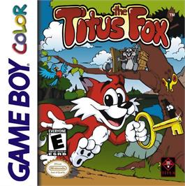 Box cover for Titus the Fox: To Marrakech and Back on the Nintendo Game Boy Color.