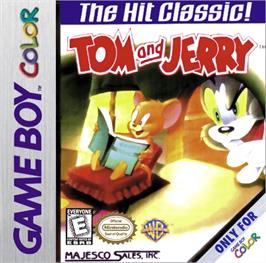 Box cover for Tom & Jerry on the Nintendo Game Boy Color.