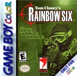Box cover for Tom Clancy's Rainbow Six on the Nintendo Game Boy Color.