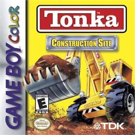 Box cover for Tonka Construction Site on the Nintendo Game Boy Color.