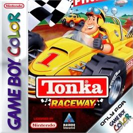 Box cover for Tonka Raceway on the Nintendo Game Boy Color.