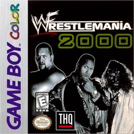 Box cover for WWF Wrestlemania 2000 on the Nintendo Game Boy Color.