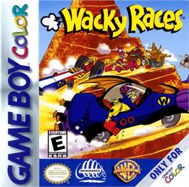 Box cover for Wacky Races on the Nintendo Game Boy Color.