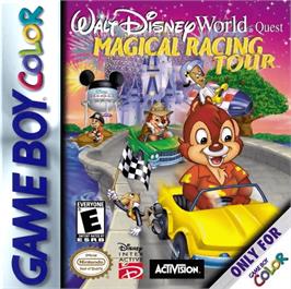 Box cover for Walt Disney World Quest: Magical Racing Tour on the Nintendo Game Boy Color.