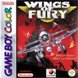 Box cover for Wings of Fury on the Nintendo Game Boy Color.