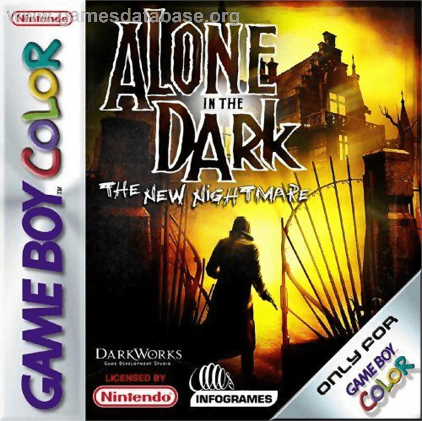 Alone in the Dark: The New Nightmare - Nintendo Game Boy Color - Artwork - Box