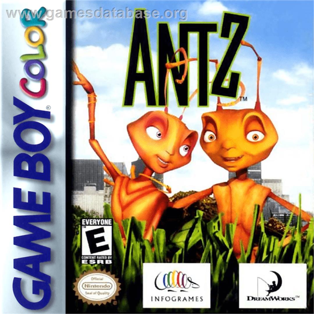 Antz - Nintendo Game Boy Color - Artwork - Box