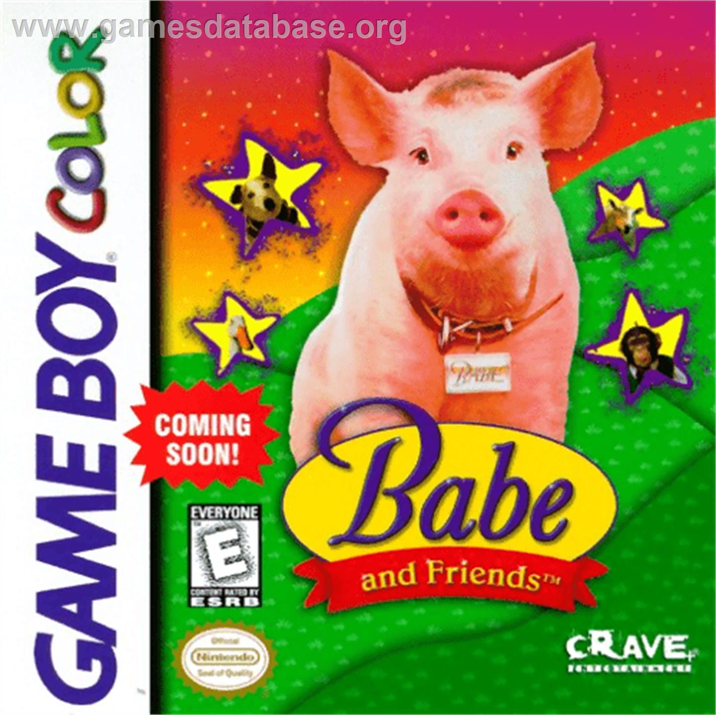 Babe and Friends - Nintendo Game Boy Color - Artwork - Box