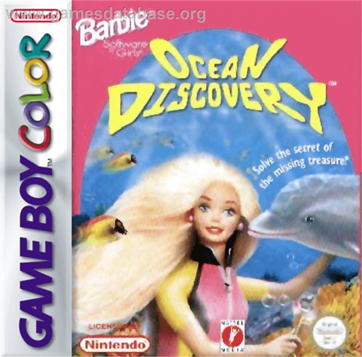 Barbie's Ocean Discovery - Nintendo Game Boy Color - Artwork - Box