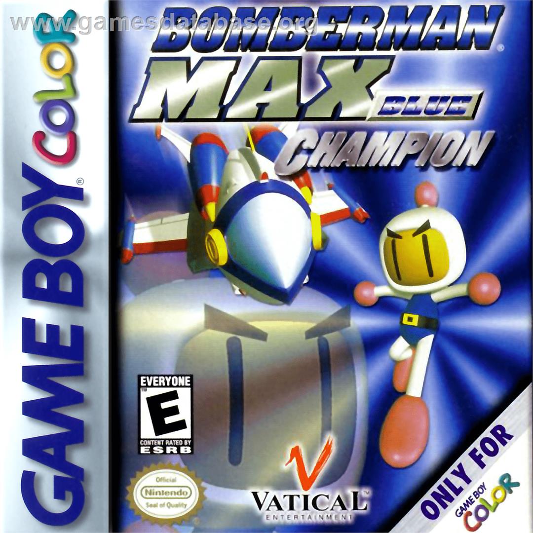 Bomberman Max: Blue Champion Edition - Nintendo Game Boy Color - Artwork - Box