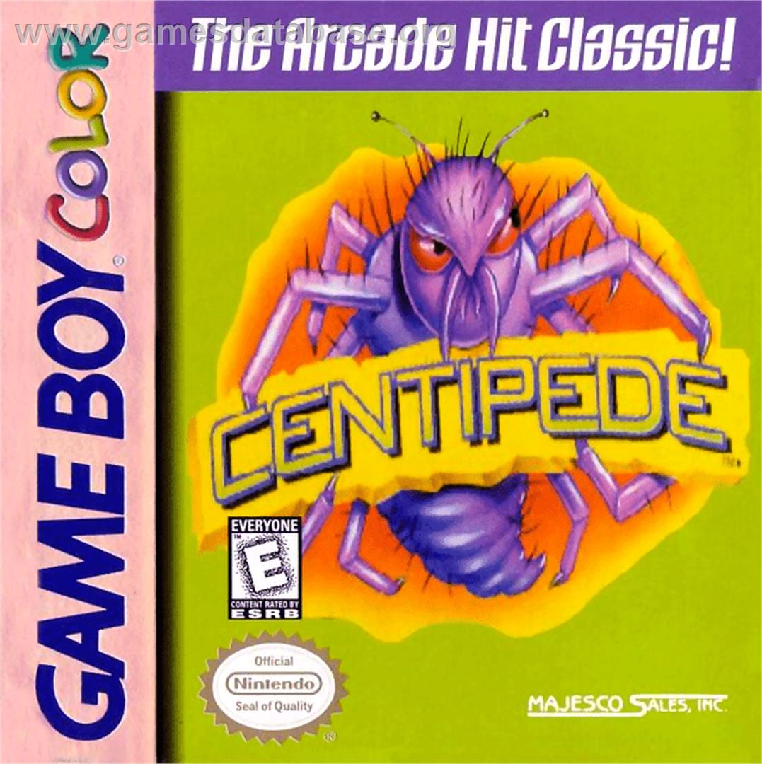 Centipede - Nintendo Game Boy Color - Artwork - Box