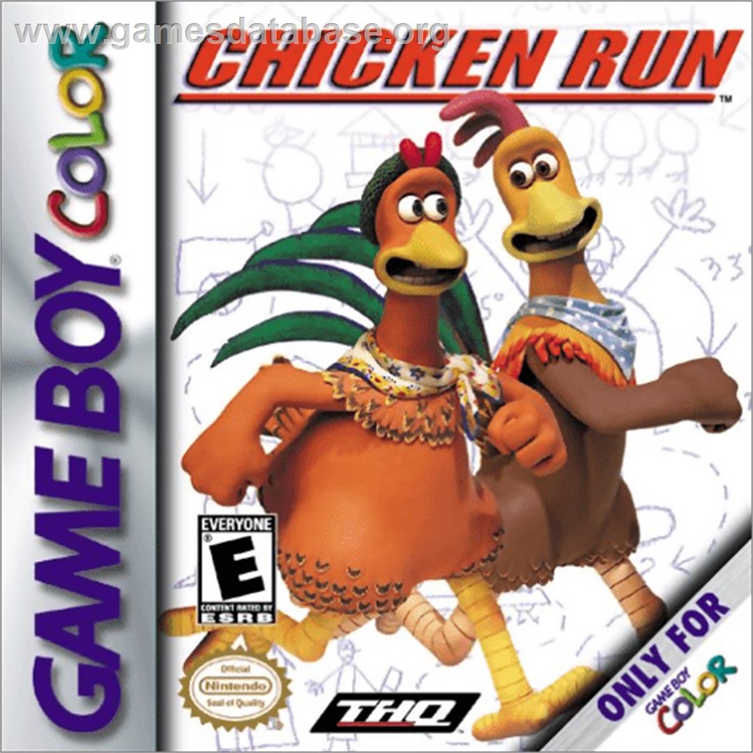 Chicken Run - Nintendo Game Boy Color - Artwork - Box