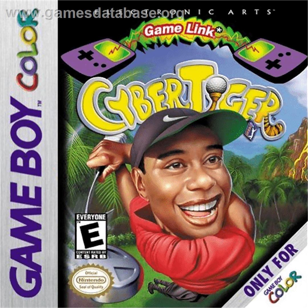Cyber Tiger Woods Golf - Nintendo Game Boy Color - Artwork - Box