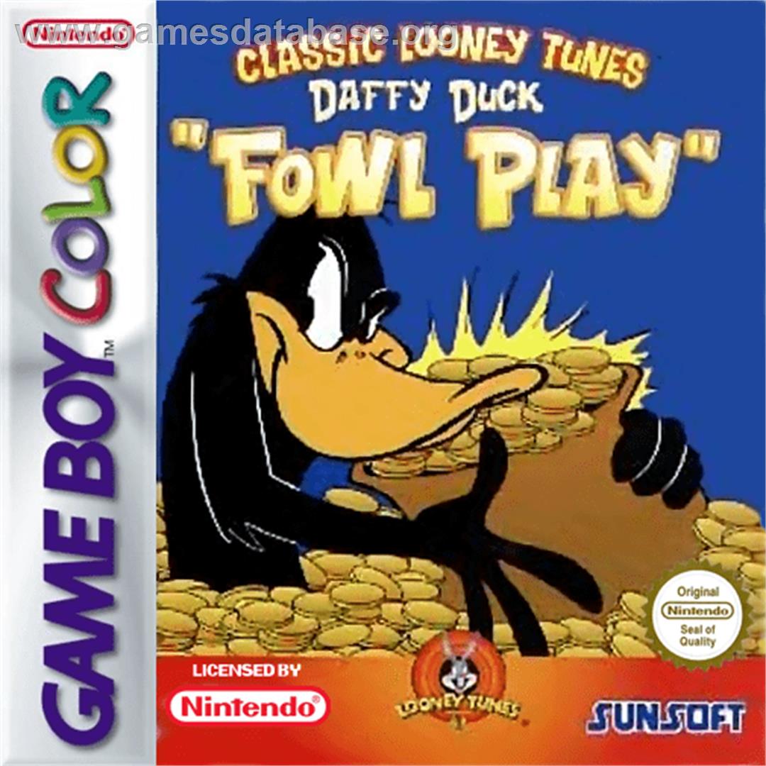 Daffy Duck: Fowl Play - Nintendo Game Boy Color - Artwork - Box
