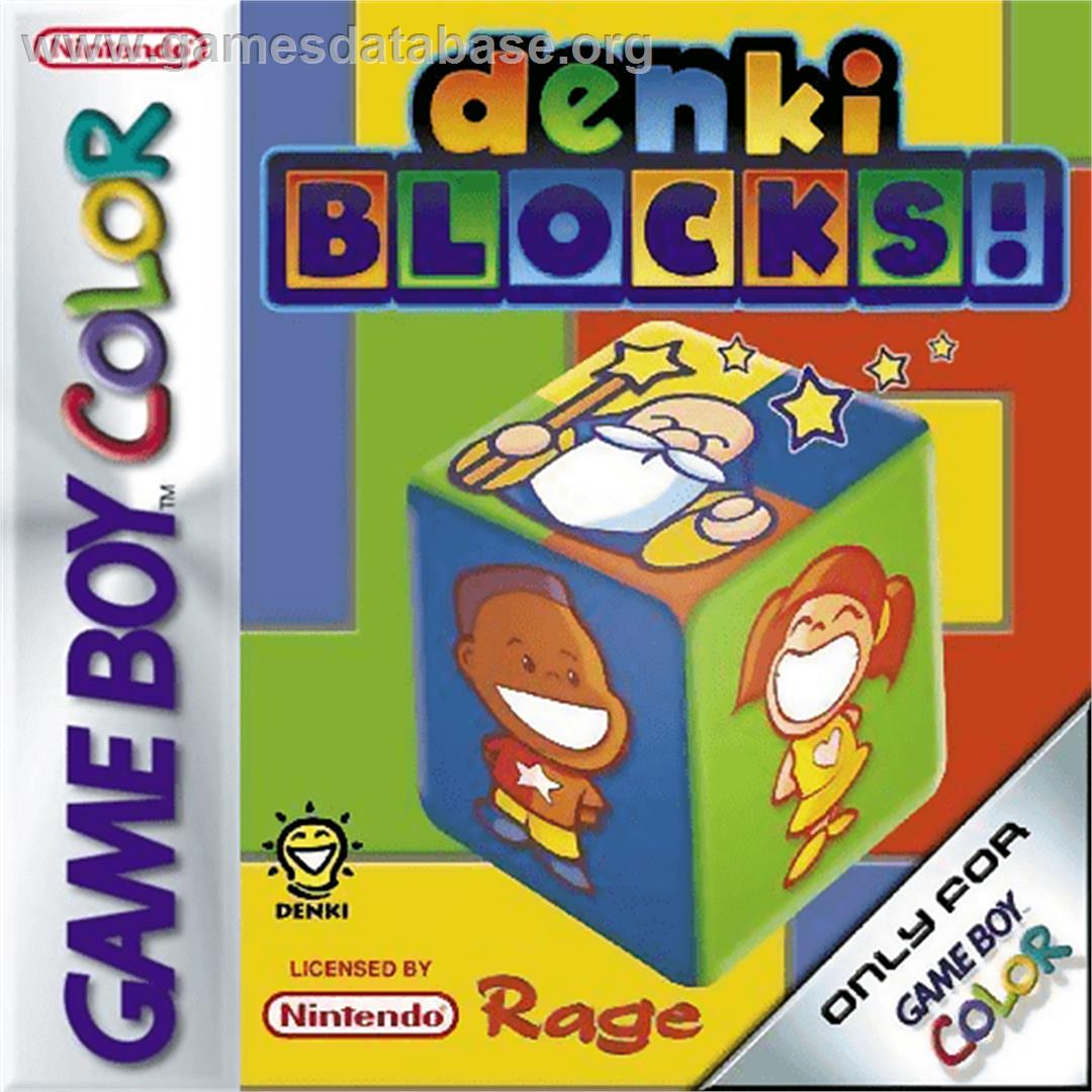 Denki Blocks - Nintendo Game Boy Color - Artwork - Box