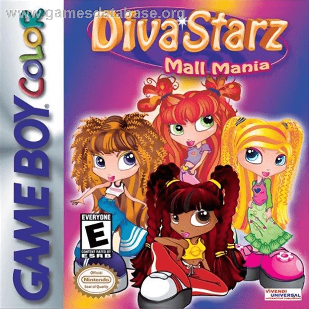 Diva Starz: Mall Mania - Nintendo Game Boy Color - Artwork - Box
