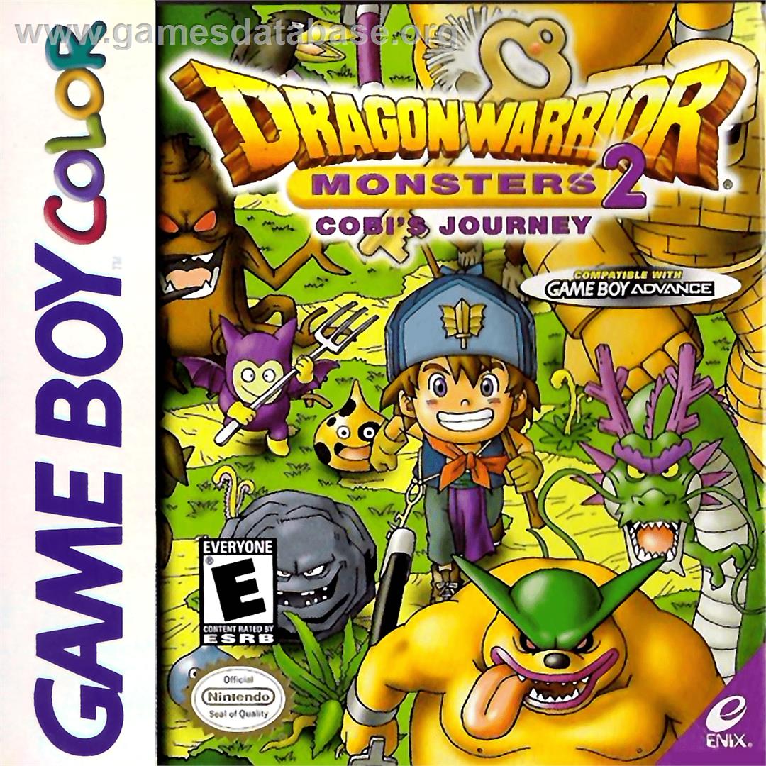 Dragon Warrior Monsters 2: Cobi's Journey - Nintendo Game Boy Color - Artwork - Box