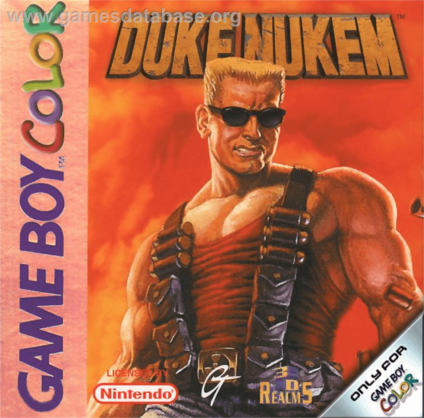 Duke Nukem - Nintendo Game Boy Color - Artwork - Box