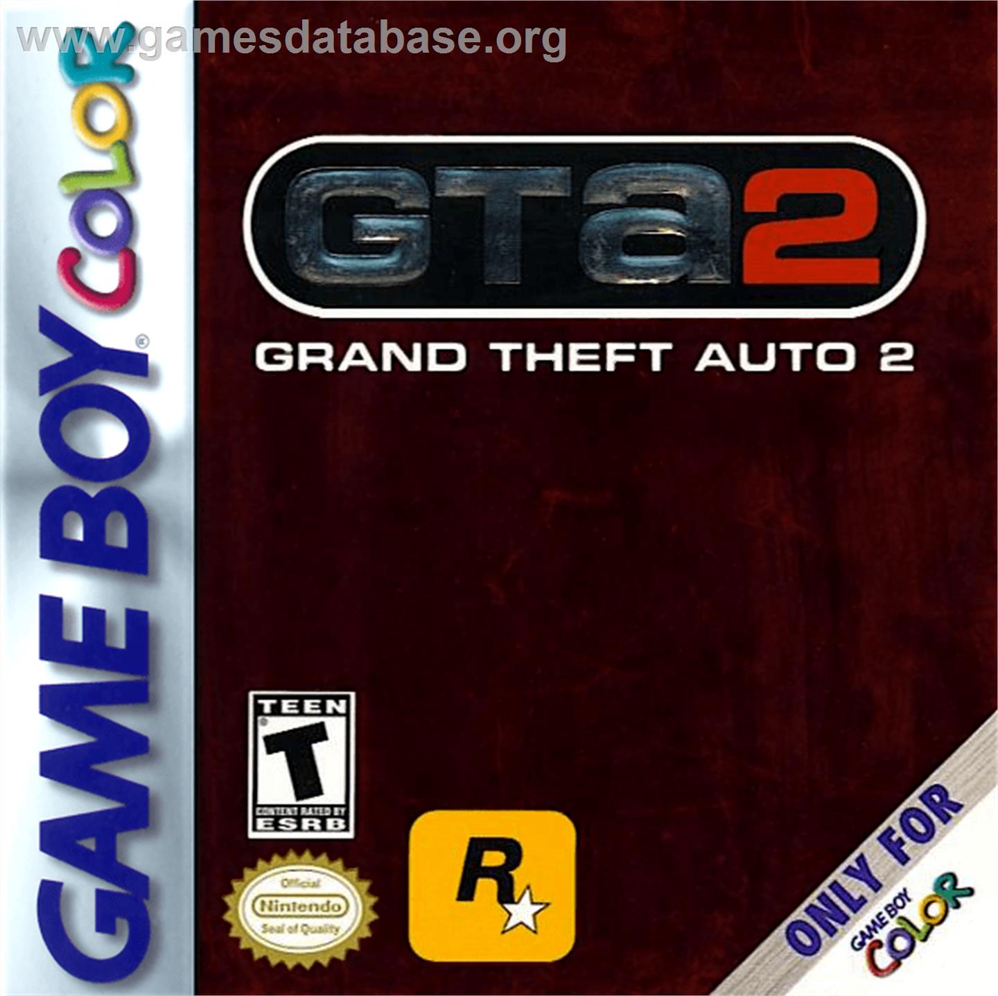 Grand Theft Auto 2 - Nintendo Game Boy Color - Artwork - Box