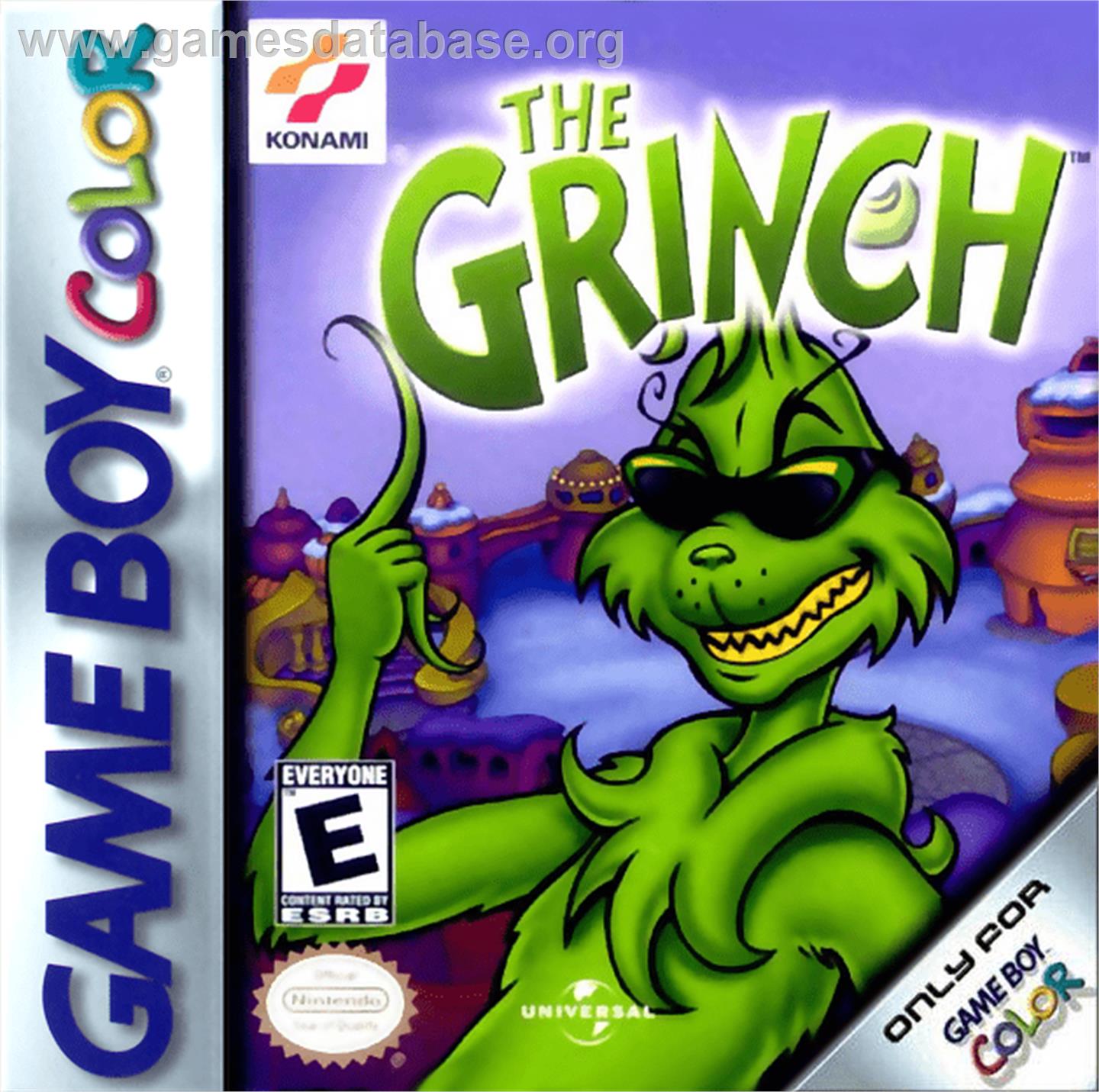 Grinch - Nintendo Game Boy Color - Artwork - Box