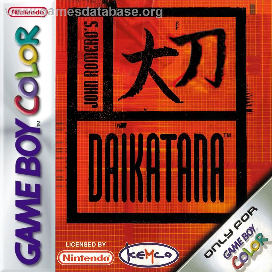 John Romero's Daikatana - Nintendo Game Boy Color - Artwork - Box