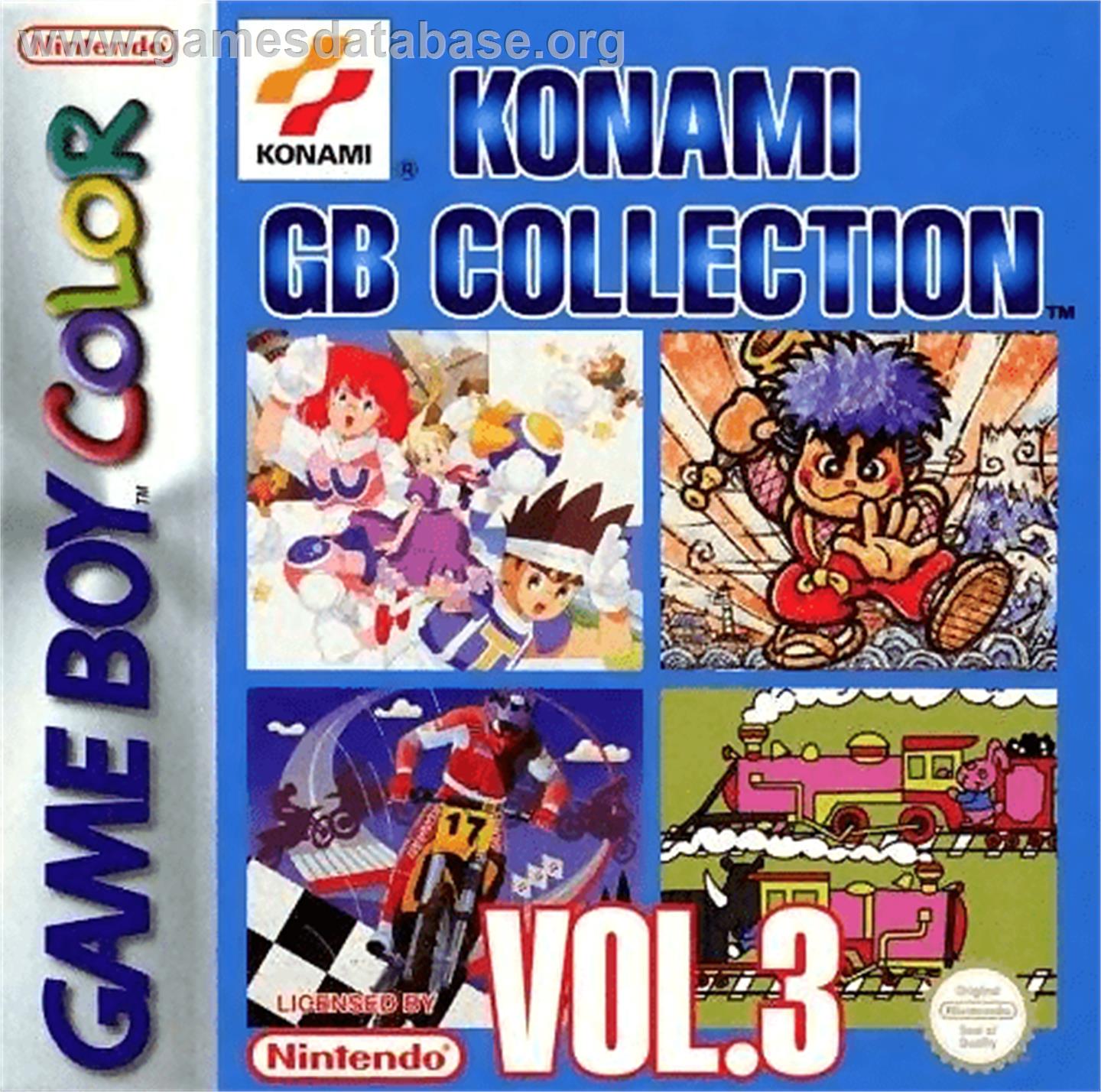 Konami GB Collection Vol. 3 - Nintendo Game Boy Color - Artwork - Box