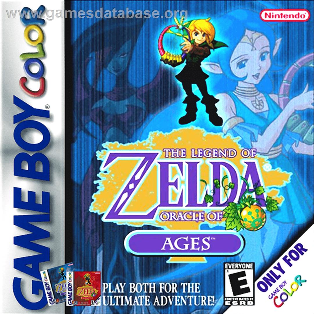 Legend of Zelda: Oracle of Ages - Nintendo Game Boy Color - Artwork - Box