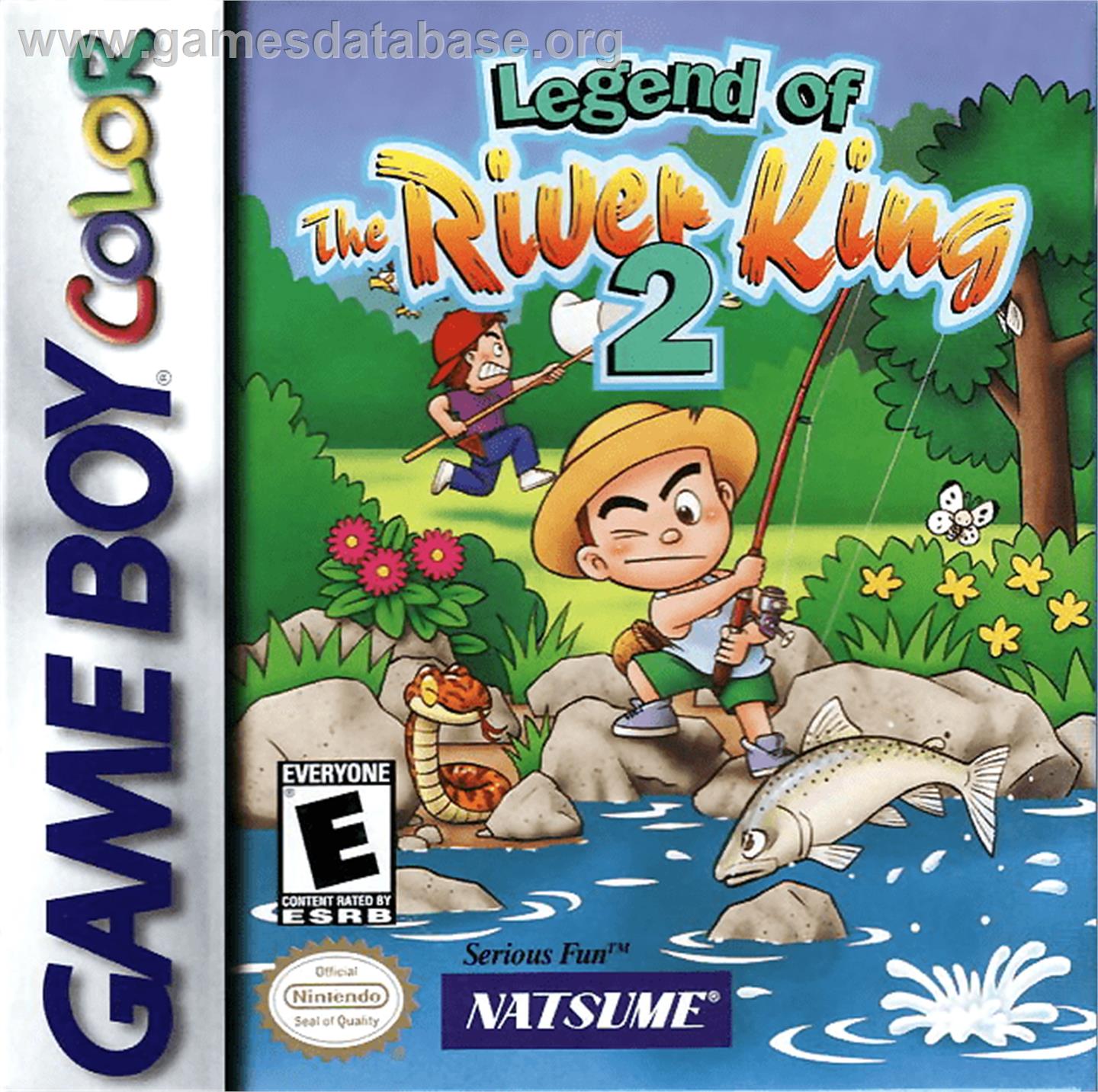 Legend of the River King 2 - Nintendo Game Boy Color - Artwork - Box