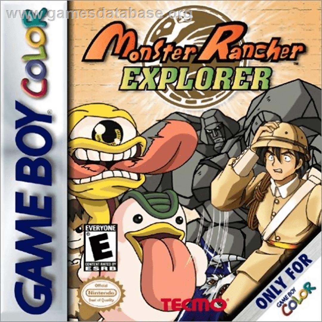 Monster Rancher Explorer - Nintendo Game Boy Color - Artwork - Box