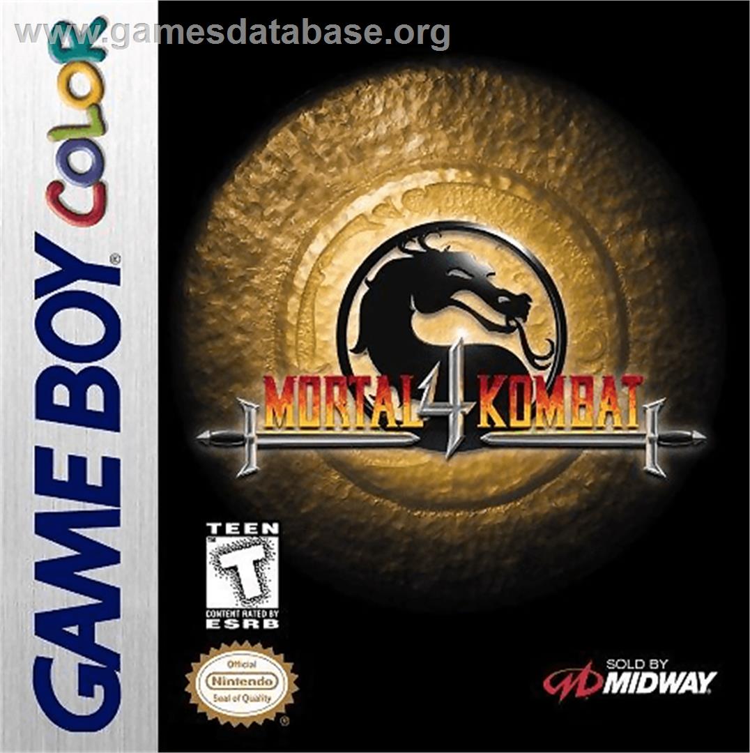Mortal Kombat 4 - Nintendo Game Boy Color - Artwork - Box