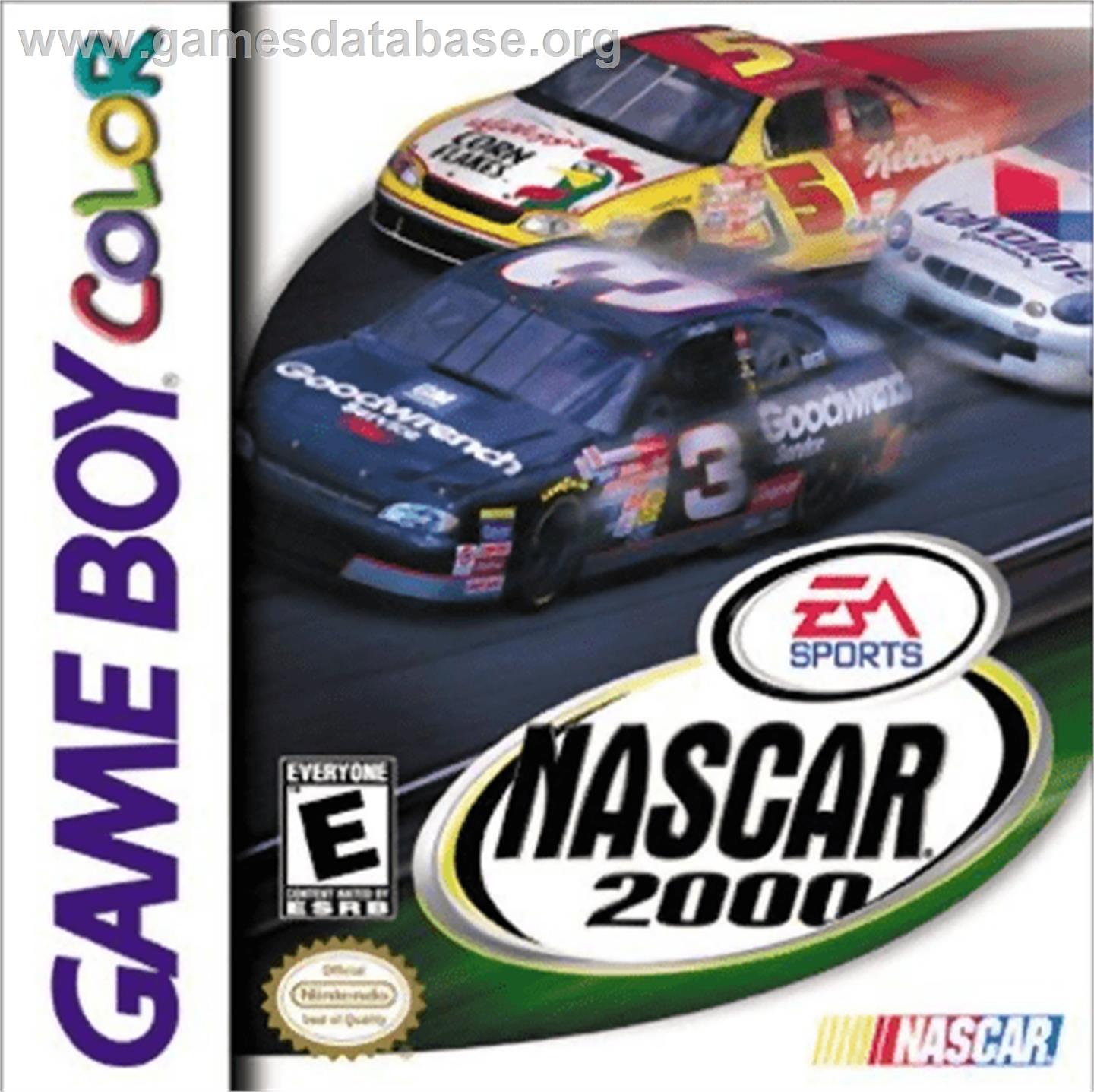NASCAR 2000 - Nintendo Game Boy Color - Artwork - Box