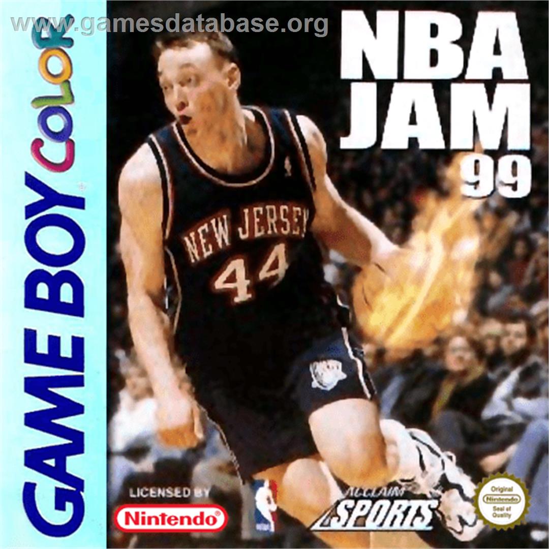 NBA Jam 99 - Nintendo Game Boy Color - Artwork - Box