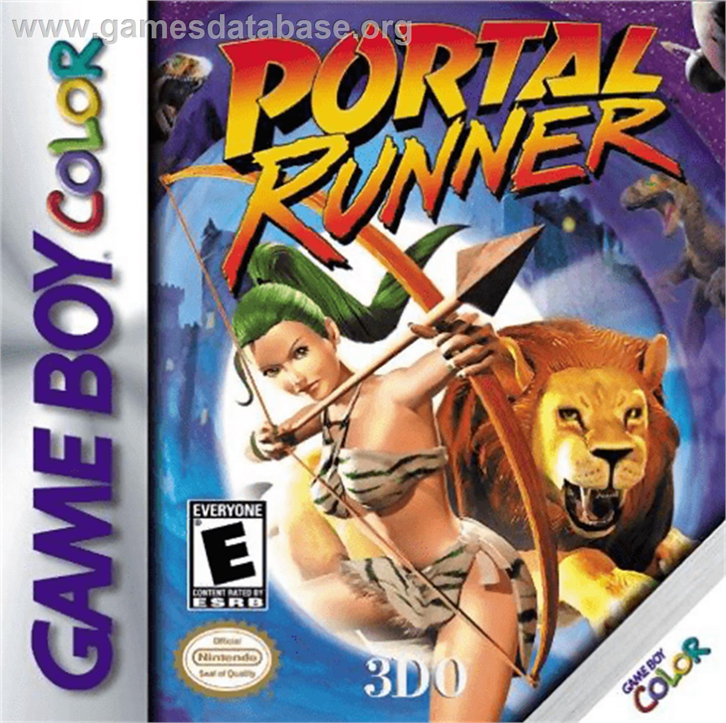 Portal Runner - Nintendo Game Boy Color - Artwork - Box