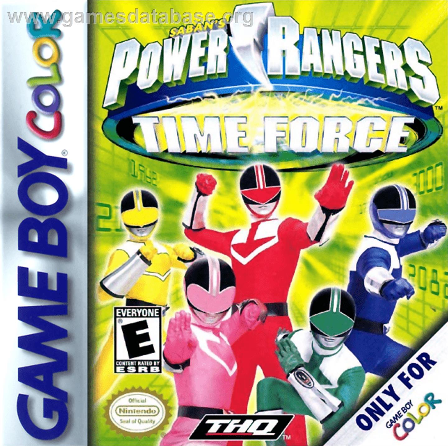Power Rangers: Time Force - Nintendo Game Boy Color - Artwork - Box