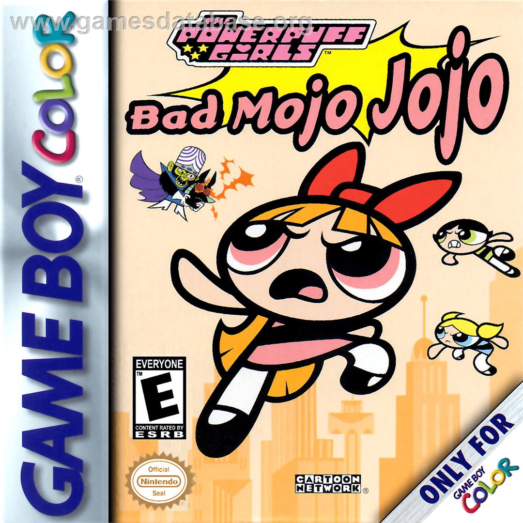 Powerpuff Girls: Bad Mojo Jojo - Nintendo Game Boy Color - Artwork - Box
