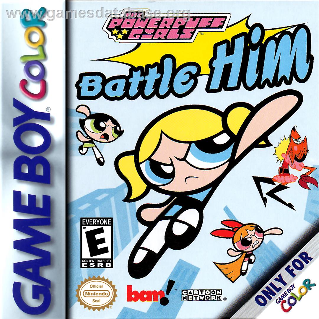 Powerpuff Girls: Battle Him - Nintendo Game Boy Color - Artwork - Box