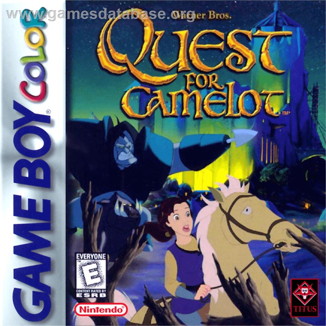 Quest for Camelot - Nintendo Game Boy Color - Artwork - Box