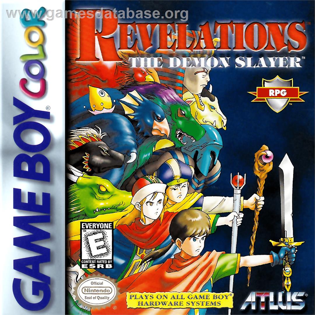 Revelations: The Demon Slayer - Nintendo Game Boy Color - Artwork - Box