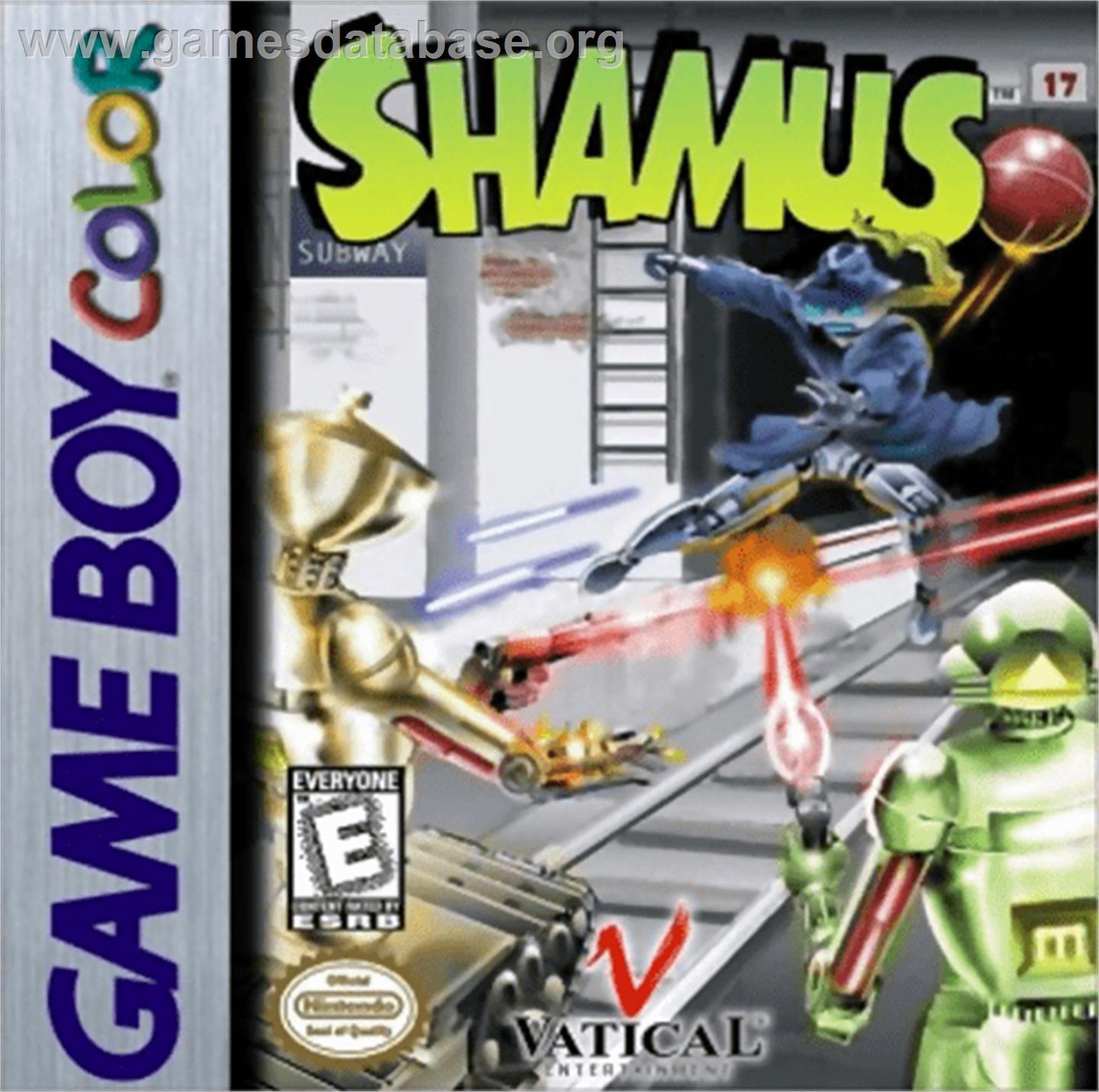 Shamus - Nintendo Game Boy Color - Artwork - Box