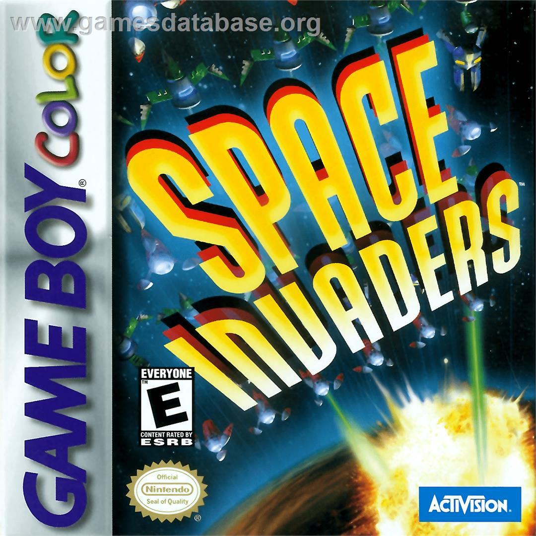Space Invaders - Nintendo Game Boy Color - Artwork - Box