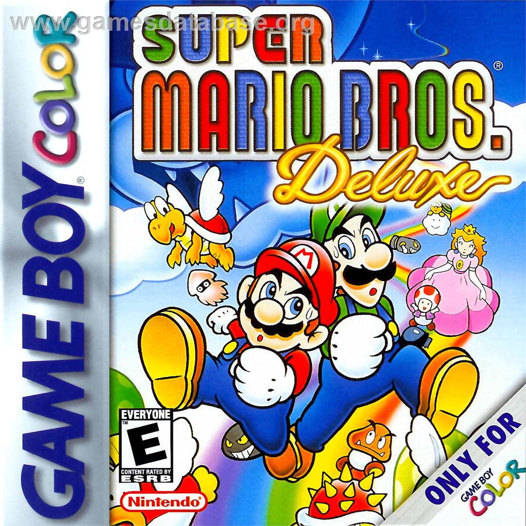 Super Mario Bros. Deluxe - Nintendo Game Boy Color - Artwork - Box