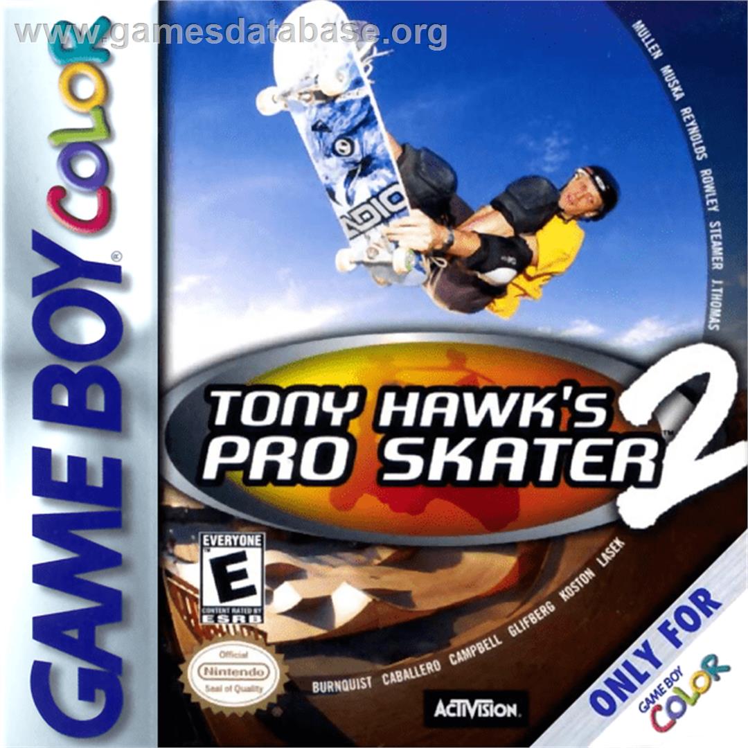 Tony Hawk's Pro Skater 2 - Nintendo Game Boy Color - Artwork - Box