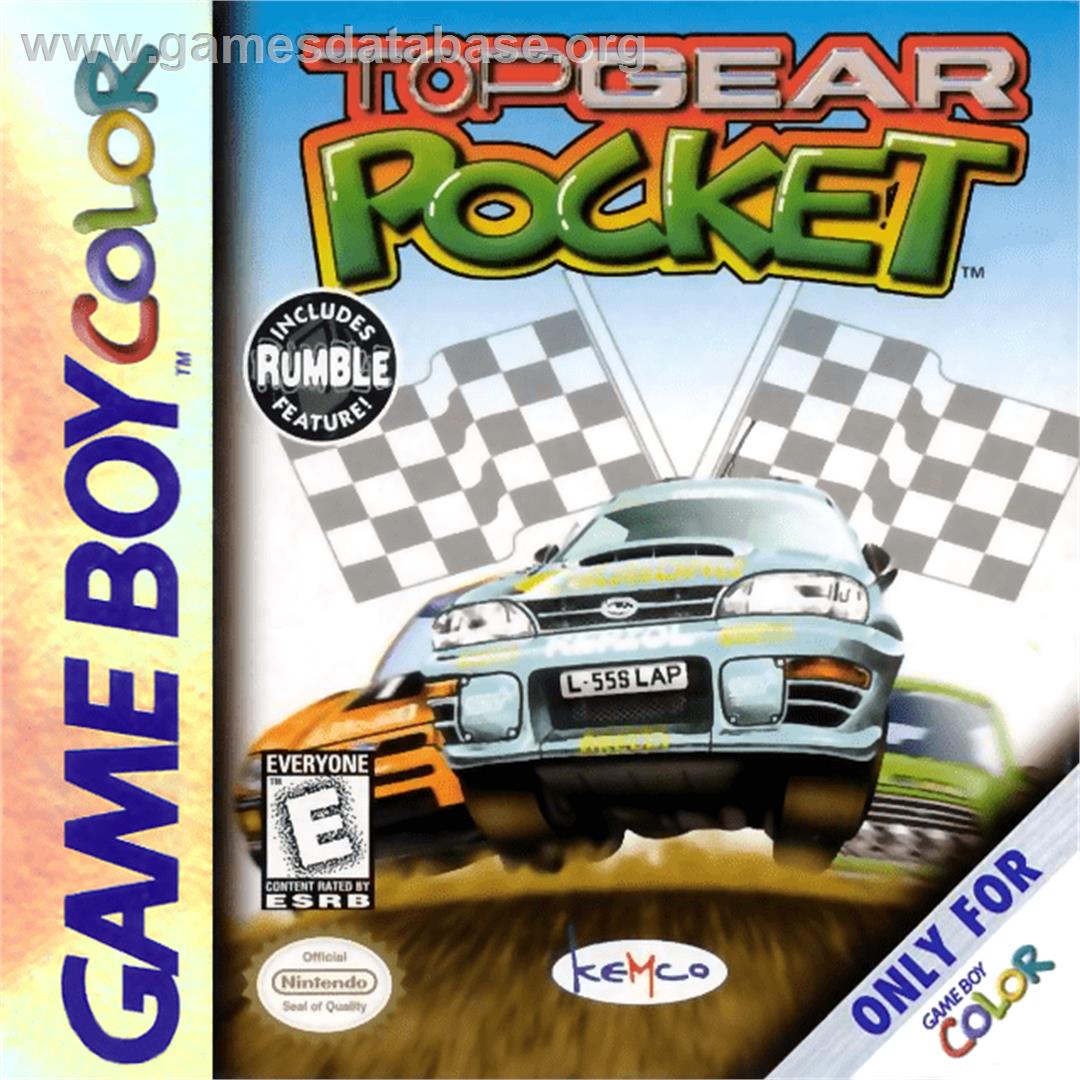 Top Gear Pocket - Nintendo Game Boy Color - Artwork - Box