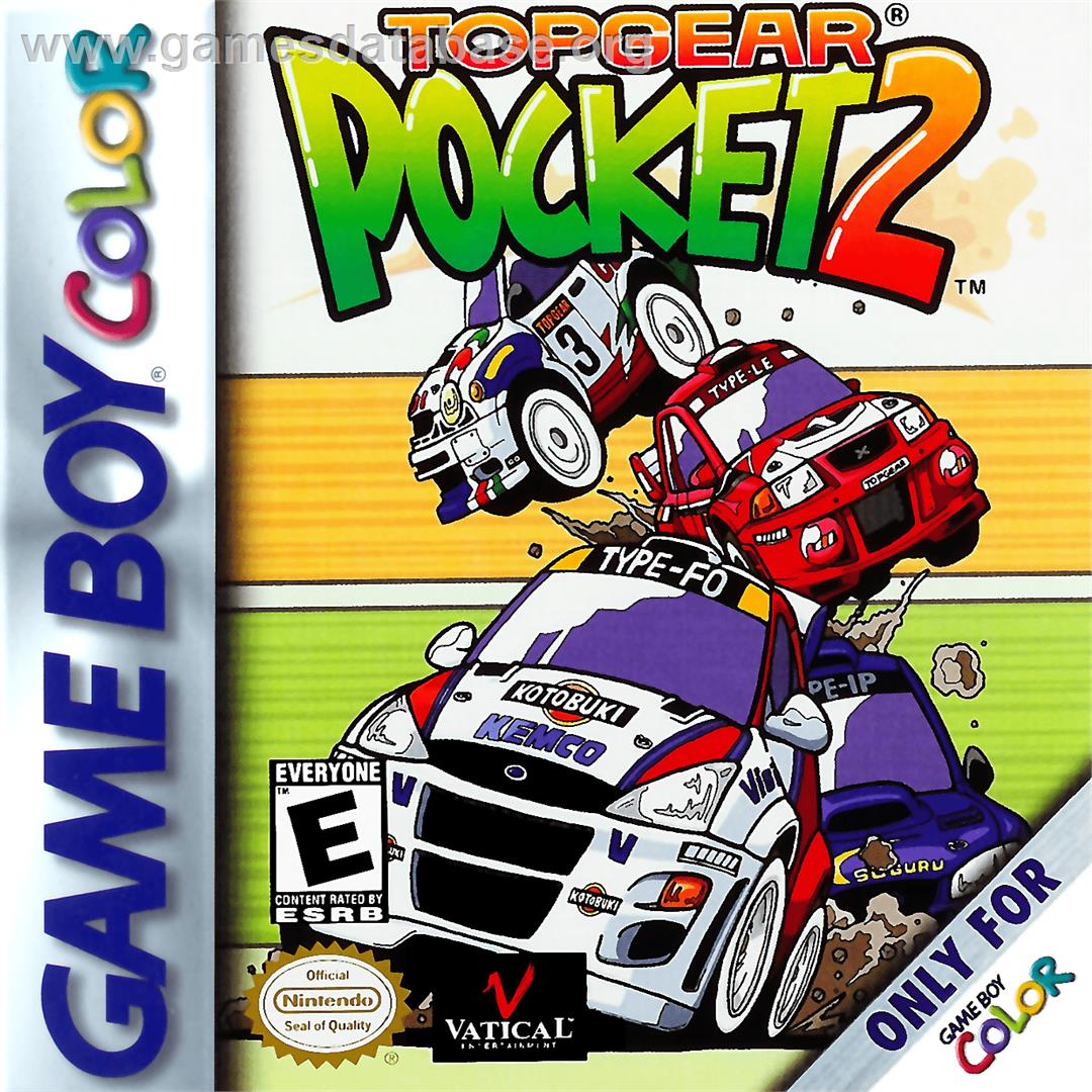 Top Gear Pocket 2 - Nintendo Game Boy Color - Artwork - Box