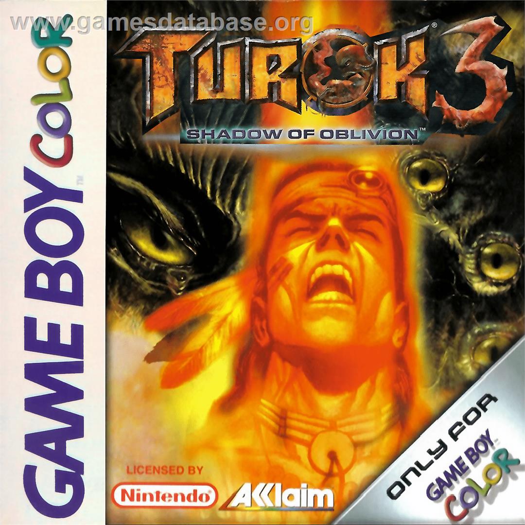Turok 3: Shadow of Oblivion - Nintendo Game Boy Color - Artwork - Box