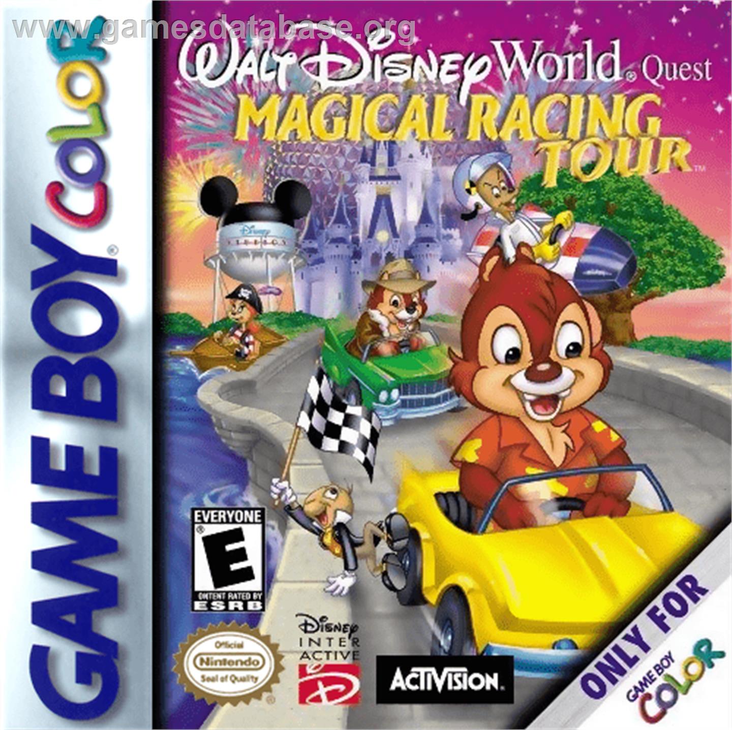 Walt Disney World Quest: Magical Racing Tour - Nintendo Game Boy Color - Artwork - Box