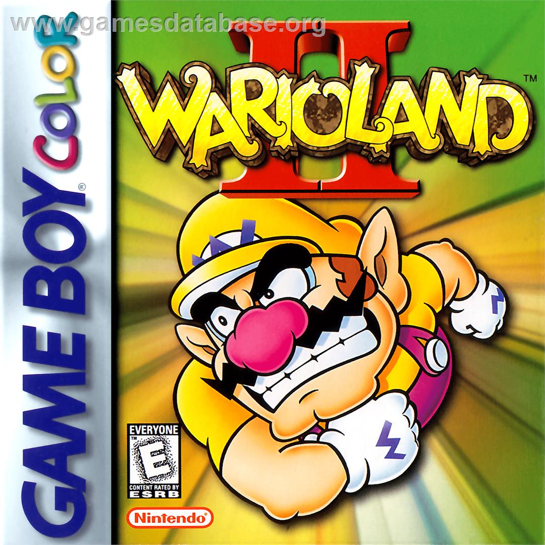 Wario Land 2 - Nintendo Game Boy Color - Artwork - Box