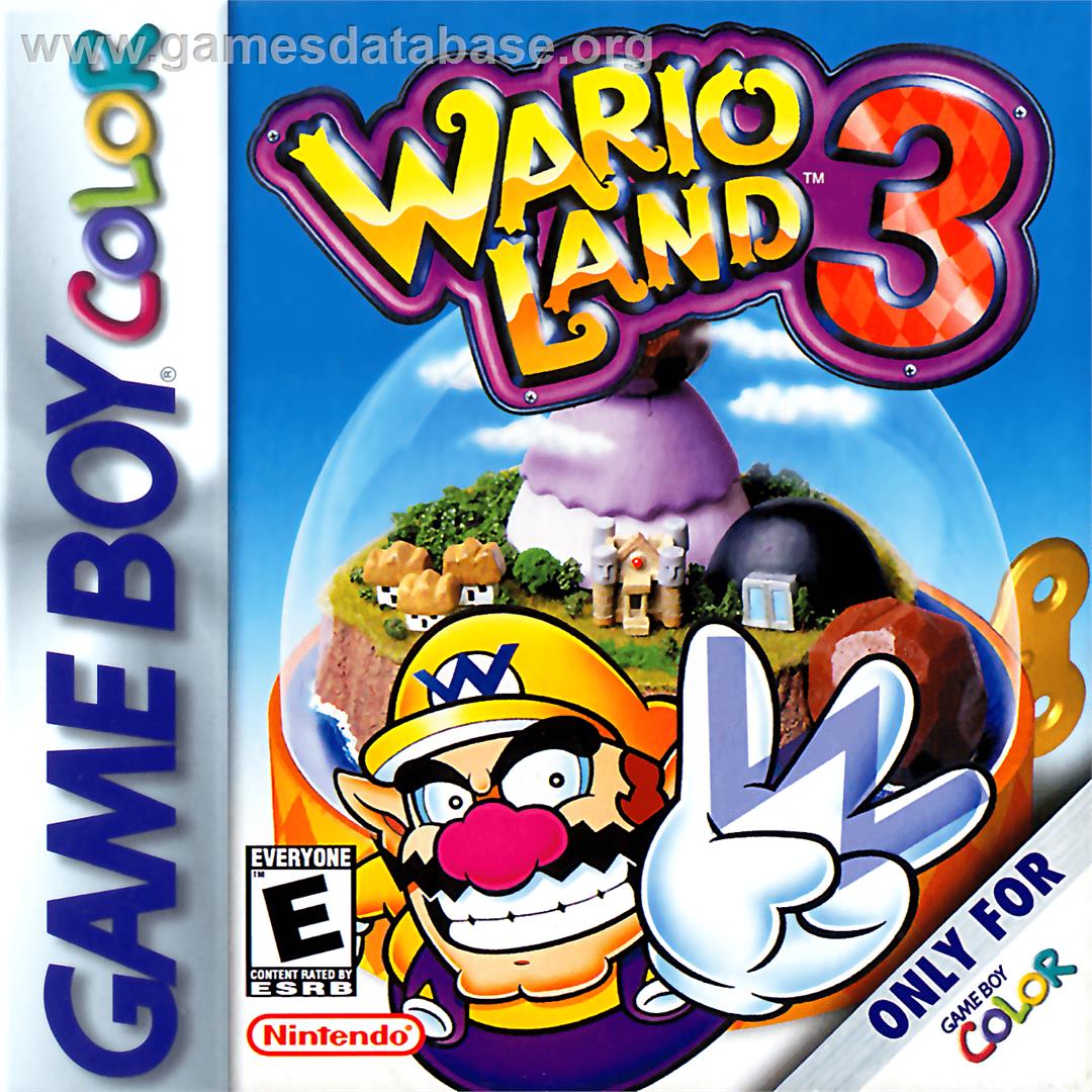 Wario Land 3 - Nintendo Game Boy Color - Artwork - Box