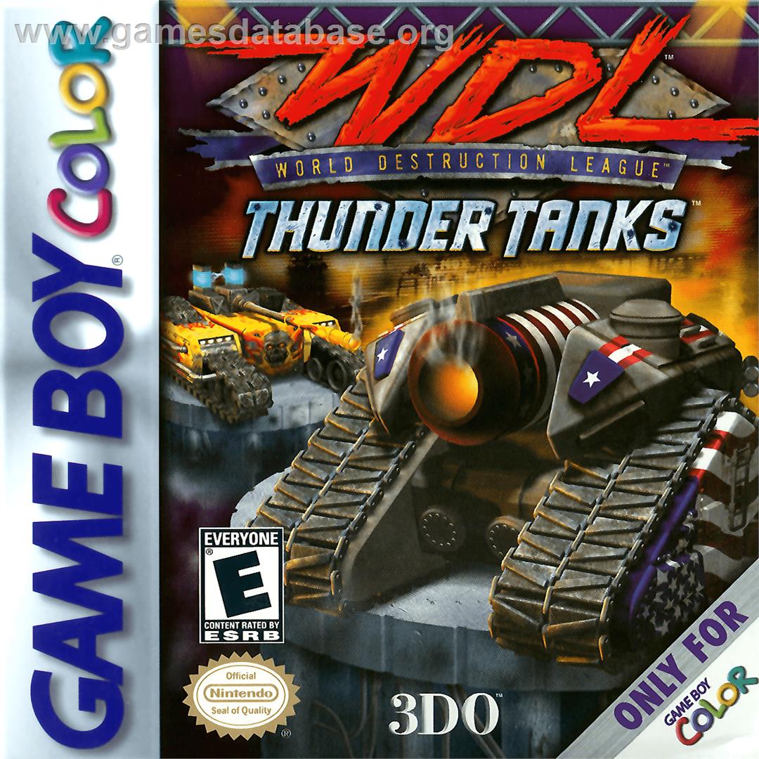 World Destruction League: Thunder Tanks - Nintendo Game Boy Color - Artwork - Box